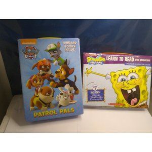 Spongebob and Paw Patrol Learn to Read Books Phonics Reading Program